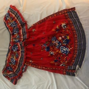 Super sexy off the shoulder mini dress!